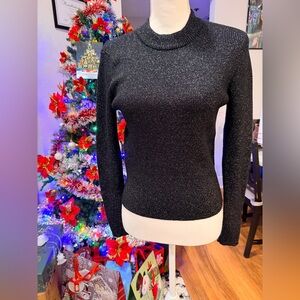 Hilary Radley Glitter Knit Sweater